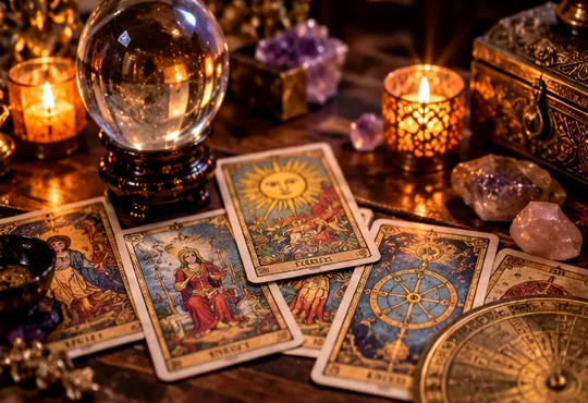 Original themed illustration for Astrology Services