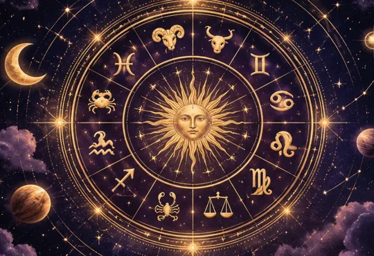 Original themed illustration for Psychic Reading