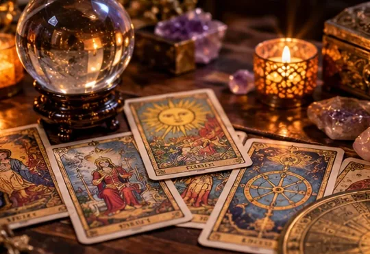 Original themed illustration for Health Astrology