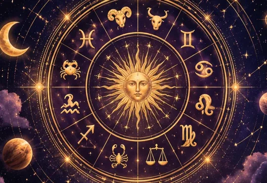 Original themed illustration for Financial Astrology